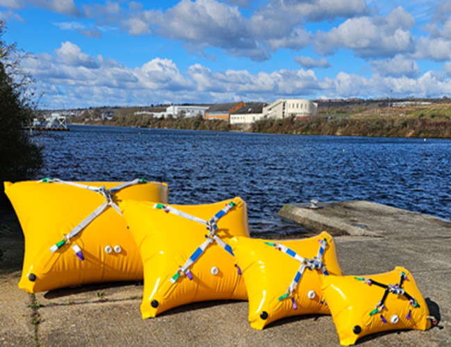 Modulare Kissensäcke bieten eine leichte und flexible Option zum flachen Heben